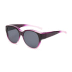 Clip-On Sunglasses Cat-Eye Polarized UV400 Fits Over Glasses