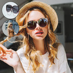 Clip-On Sunglasses Cat-Eye Polarized UV400 Fits Over Glasses