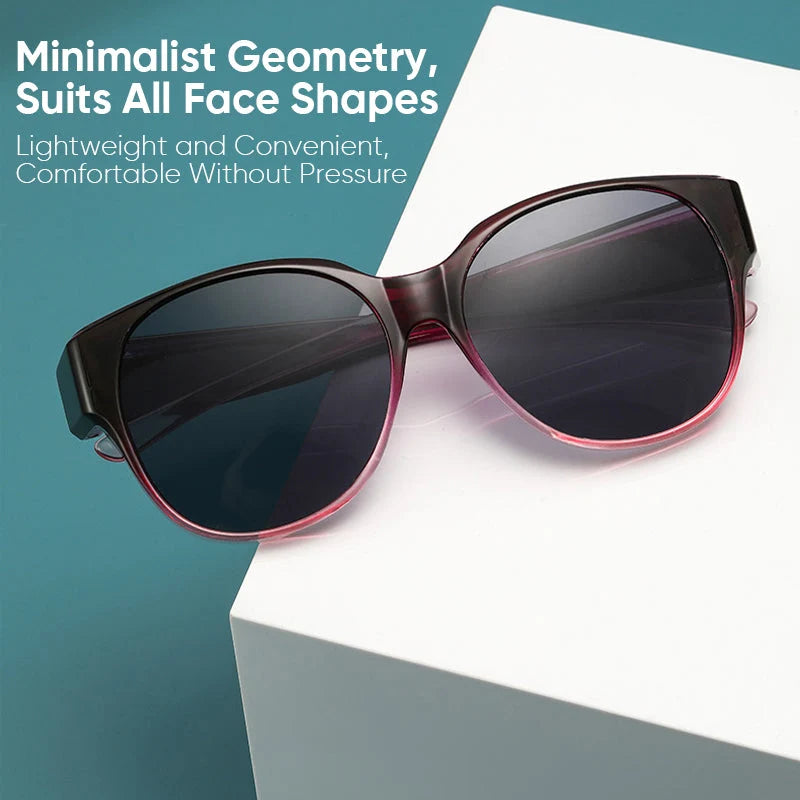 Clip-On Sunglasses Polarized UV400 Fits Over Prescription Glasses