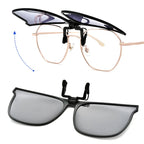 Clip-On Sunglasses Polarized UV400 Magnetic Flip-Up