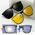 Clip-On Sunglasses Polarized UV400 Magnetic Flip-Up