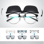 Clip-On Sunglasses Polarized & UV400 Magnetic Flip-Up