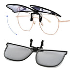 Clip-On Sunglasses Polarized & UV400 Magnetic Flip-Up