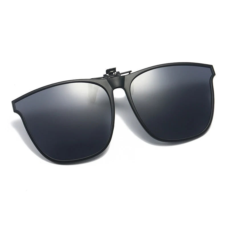 Clip-On Sunglasses Polarized UV400 Magnetic Flip-Up Magnesium Frame