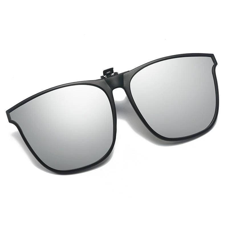 Clip-On Sunglasses Polarized UV400 Magnetic Flip-Up Magnesium Frame