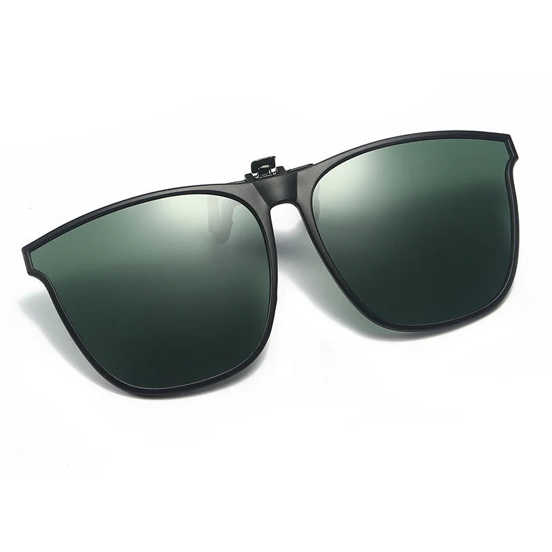 Clip-On Sunglasses Polarized UV400 Magnetic Flip-Up Magnesium Frame