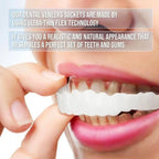 Clip-On Veneers Custom Mold Natural-Looking Upper & Lower