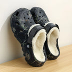 Clogs Fleece-Lined Removable Fur Lining Slip-Resistant Sole
