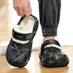 Clogs Fleece-Lined Removable Fur Lining Slip-Resistant Sole