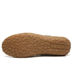 Closed-Toe Sandals Pebbled Leather Hook-And-Loop Strap