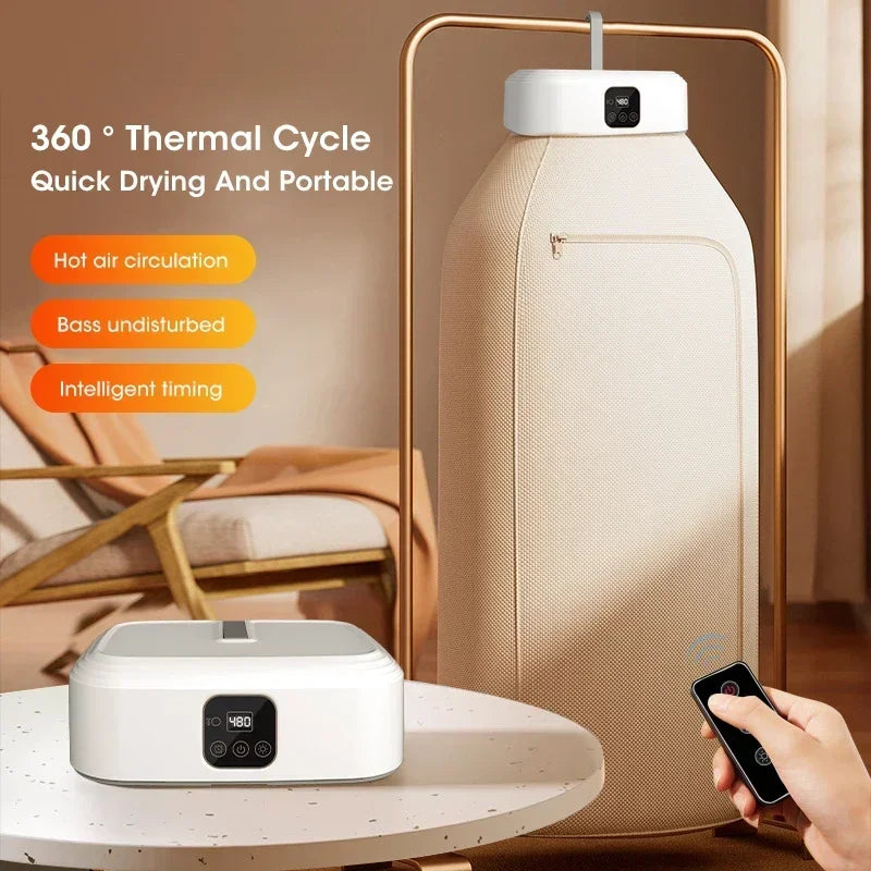 Clothes Dryer Portable USB-Powered Quick-Dry 20 Min