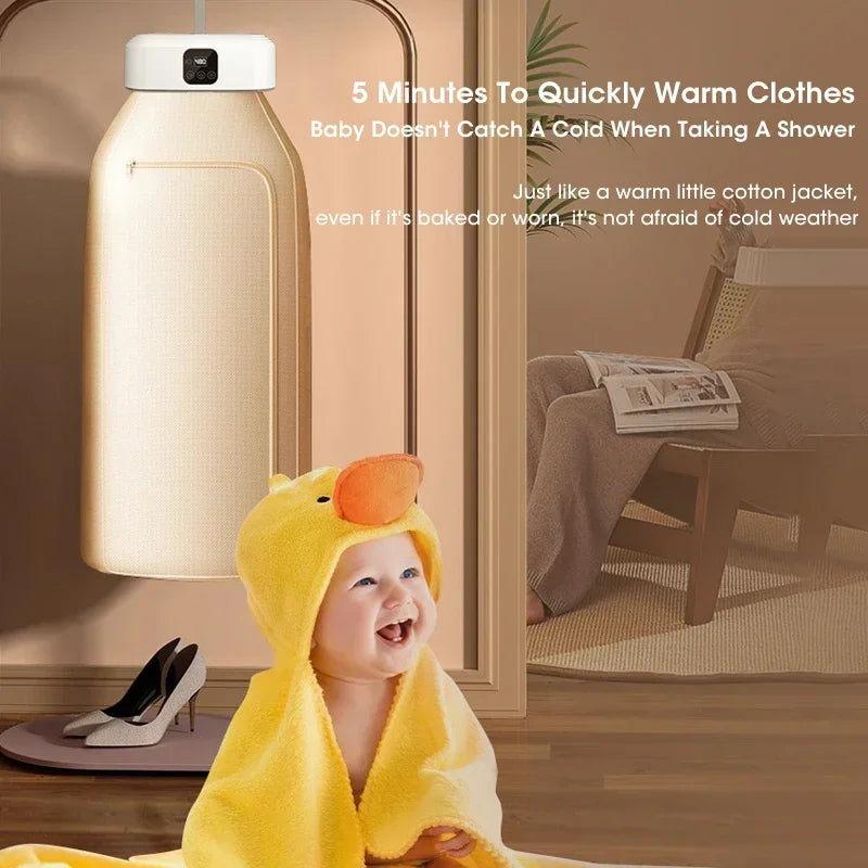 Clothes Dryer Portable USB-Powered Quick-Dry 20 Min