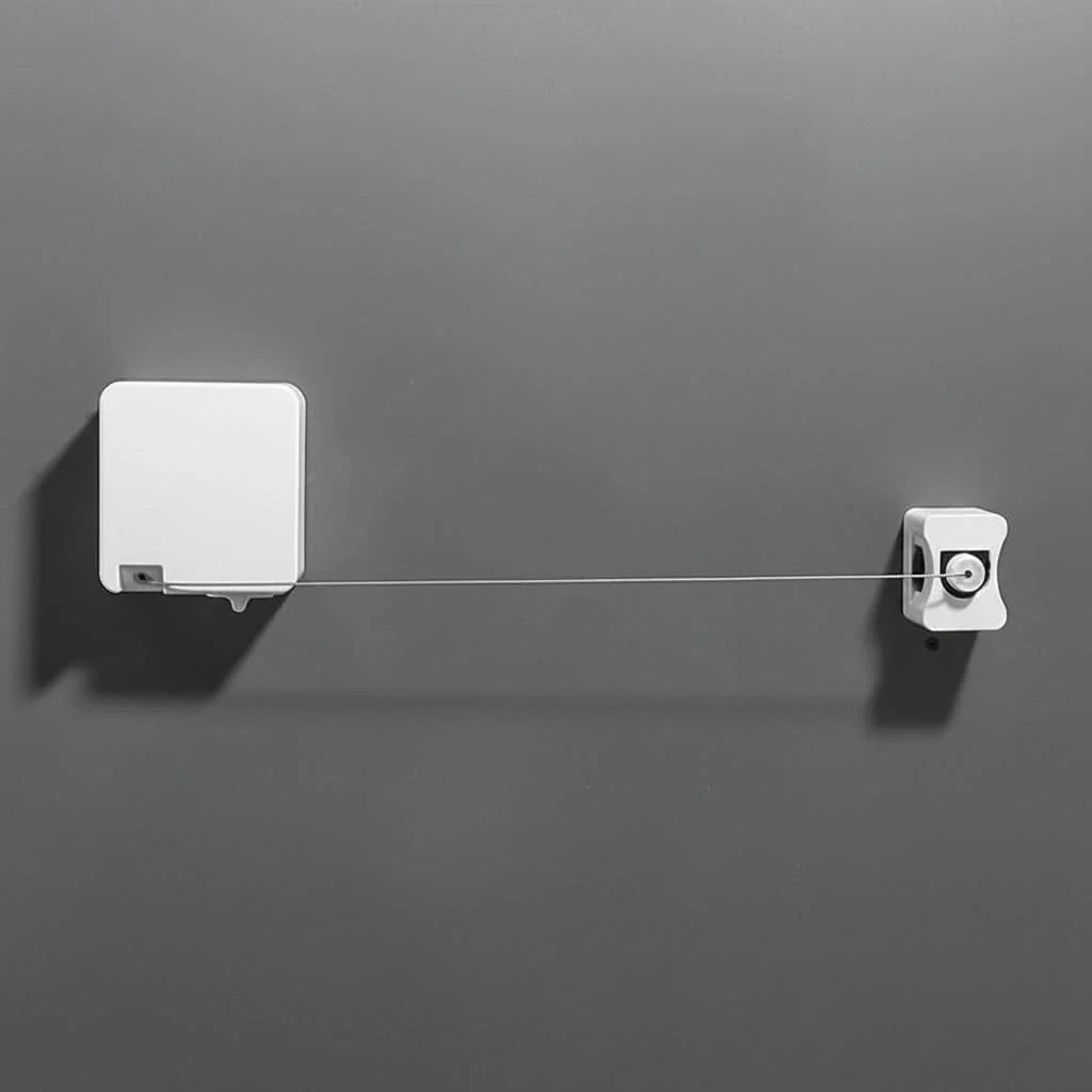 Clothes Drying Rack Retractable Wall-Mounted 6m Nylon Line