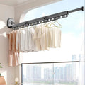 Clothes Drying Rack Wall-Mounted Foldable Adjustable