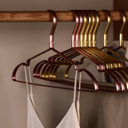 Clothes Hangers Aluminum Slim & Heavy-Duty Set of 10