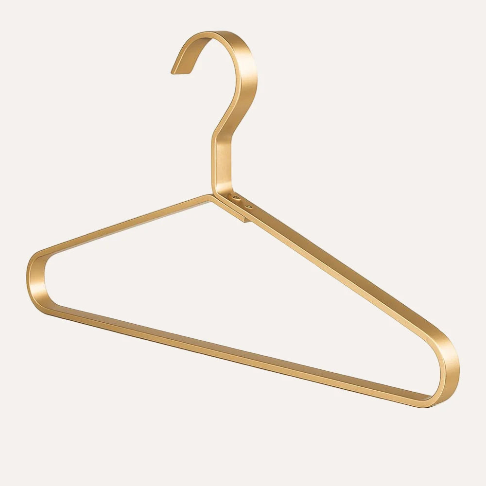 Clothes Hangers Slim Space-Saving Aluminum Non-Slip Set of 4