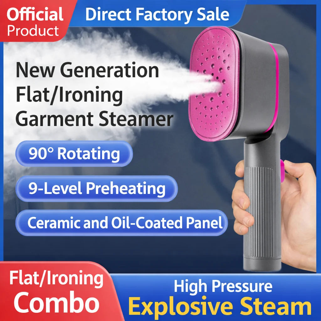 Clothes Steamer Handheld Travel Heats in 5 Seconds