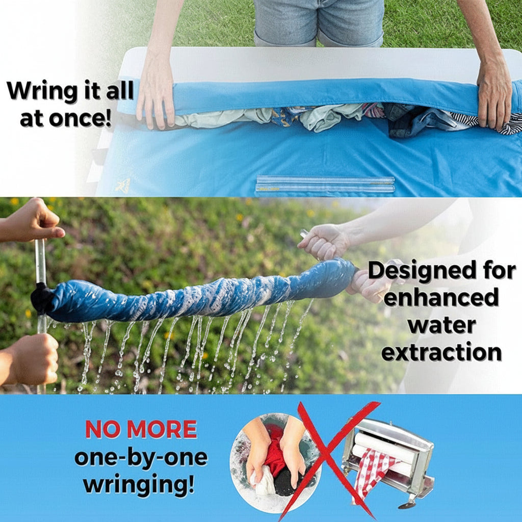 Clothes Wringer Portable Hand Crank Microfiber