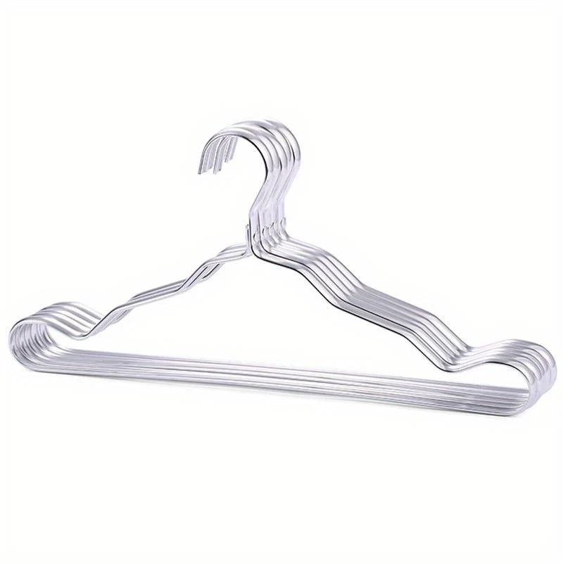 Clothing Hangers Set Brass Slim & Anti-Slip 6-Piece