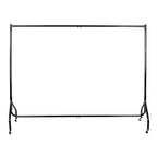 Clothing Rack Powder-Coated Metal Lockable Wheels 132 lb Capacity