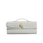 Clutch Handwoven Genuine Leather Adjustable Strap