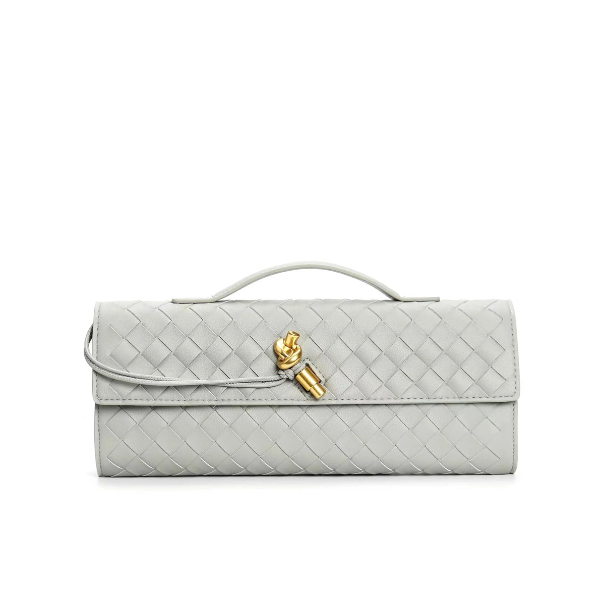 Clutch Handwoven Genuine Leather Adjustable Strap