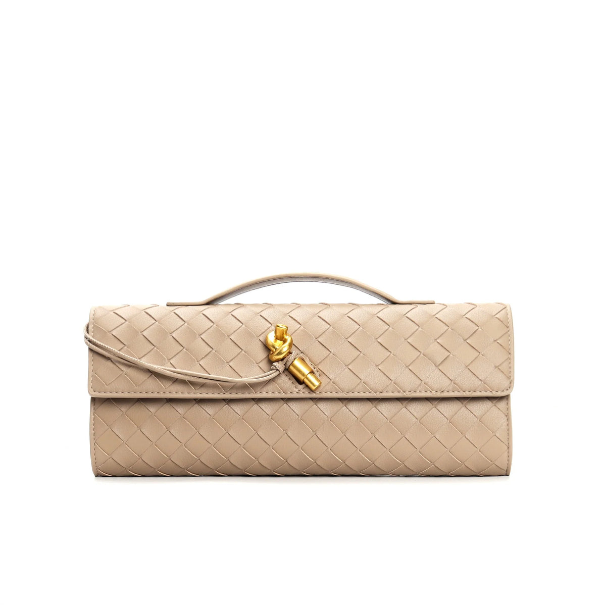 Clutch Handwoven Genuine Leather Adjustable Strap