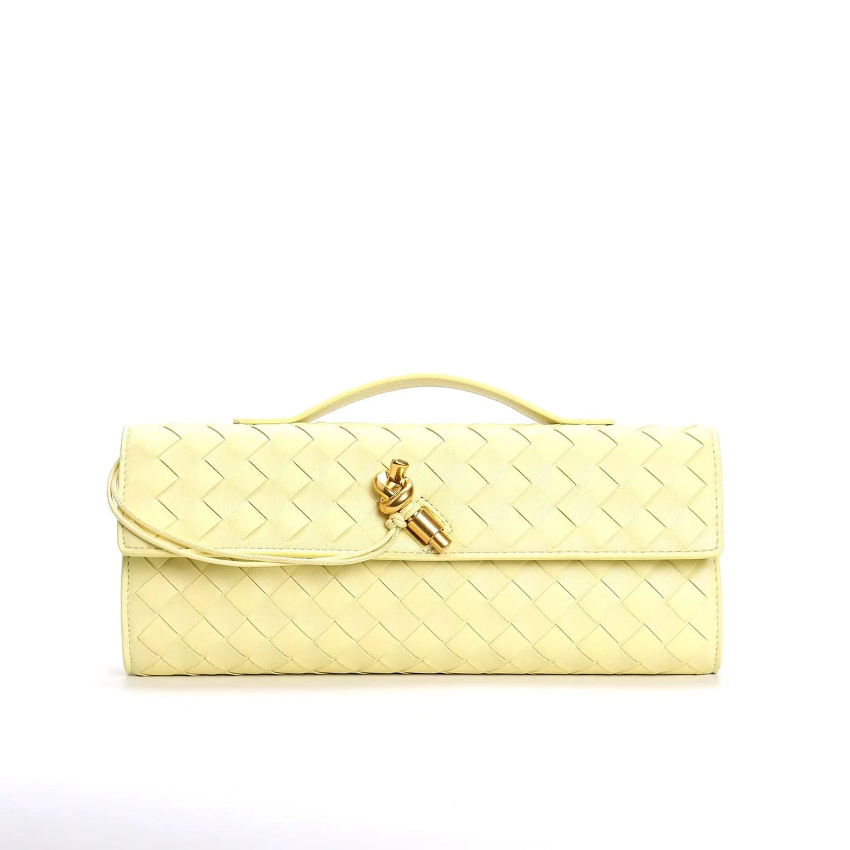 Clutch Handwoven Genuine Leather Adjustable Strap
