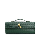 Clutch Handwoven Genuine Leather Adjustable Strap