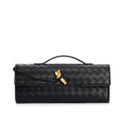 Clutch Handwoven Genuine Leather Adjustable Strap