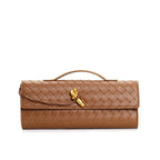 Clutch Handwoven Genuine Leather Adjustable Strap