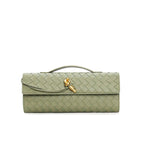 Clutch Handwoven Genuine Leather Adjustable Strap