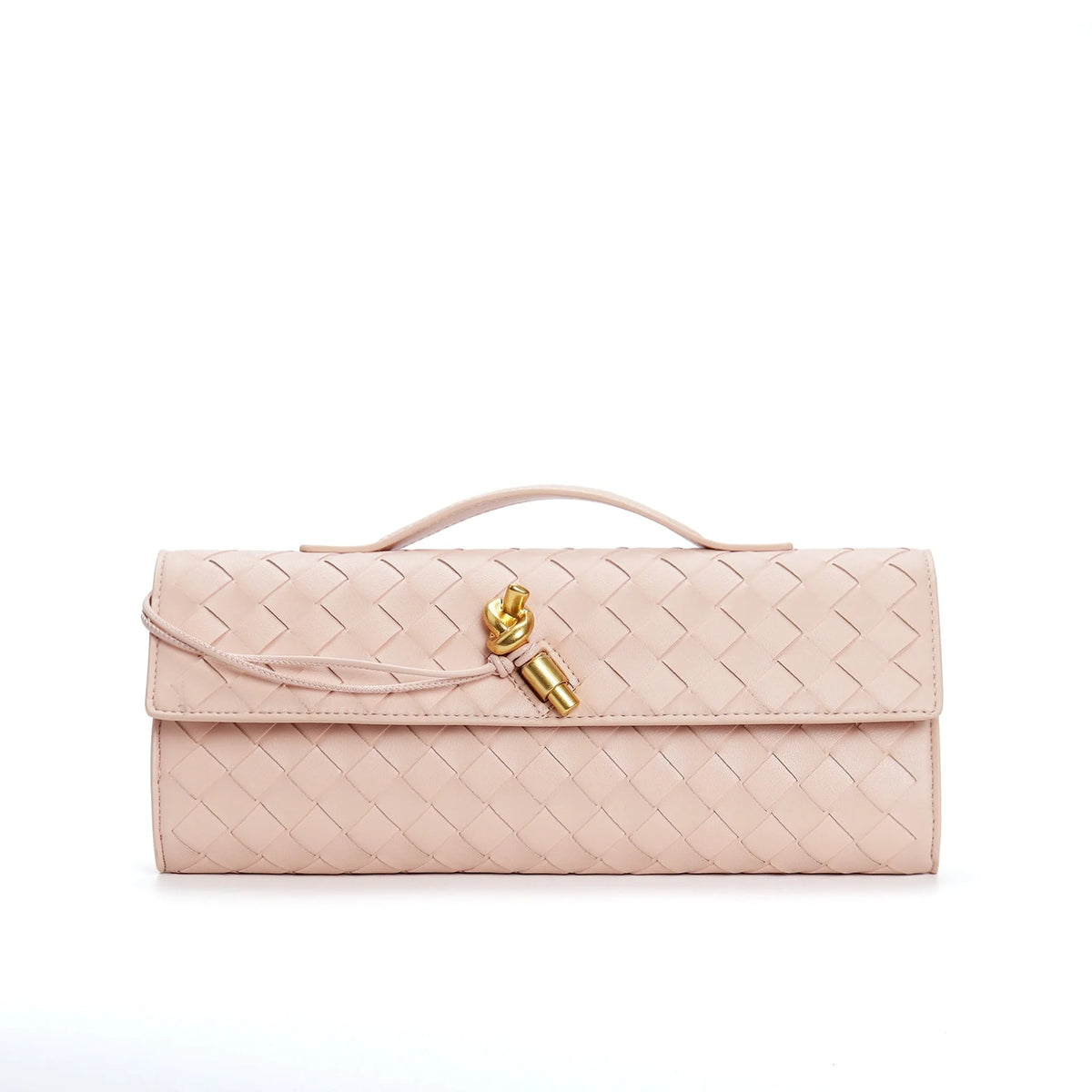 Clutch Handwoven Genuine Leather Adjustable Strap