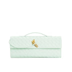 Clutch Handwoven Genuine Leather Adjustable Strap