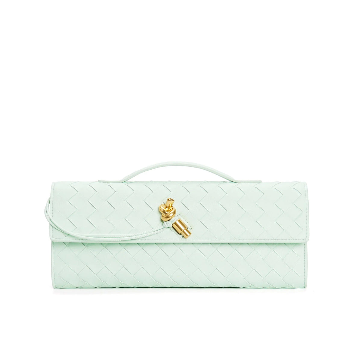 Clutch Handwoven Genuine Leather Adjustable Strap