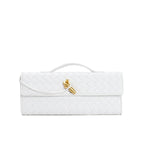 Clutch Handwoven Genuine Leather Adjustable Strap