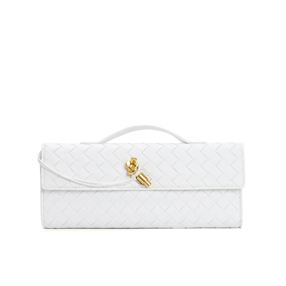 Clutch Handwoven Genuine Leather Adjustable Strap