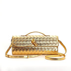 Clutch Handwoven Genuine Leather Adjustable Strap