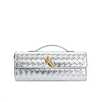 Clutch Handwoven Genuine Leather Adjustable Strap