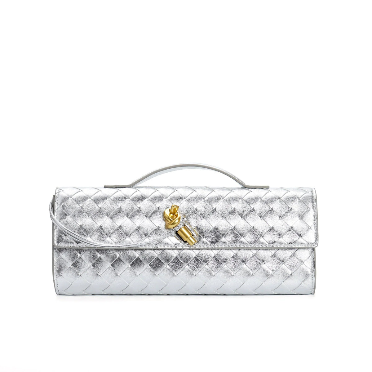 Clutch Handwoven Genuine Leather Adjustable Strap