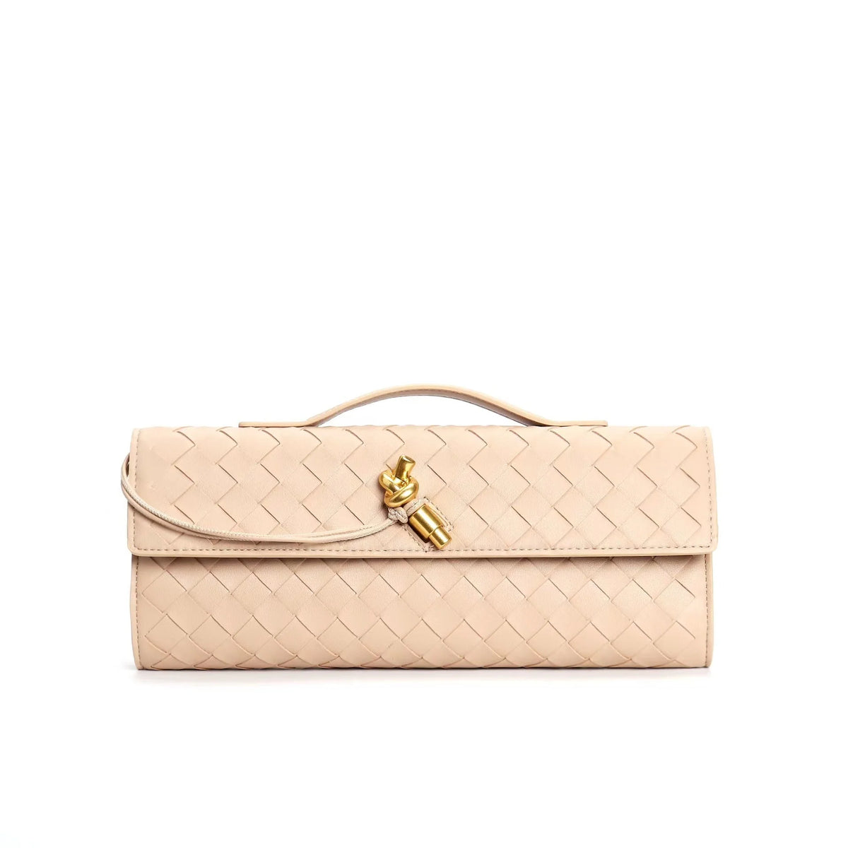Clutch Handwoven Genuine Leather Adjustable Strap