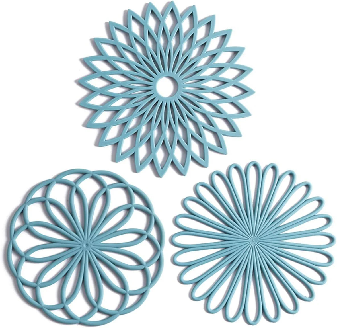 Coasters Silicone Heat-Resistant & Non-Slip Set of 3