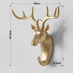 Coat & Key Hook Resin Animal Head Adhesive Backing