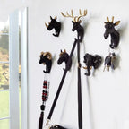 Coat & Key Hook Resin Animal Head Adhesive Backing