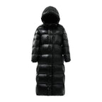 Coat Long Quilted Insulated Cotton-Polyester