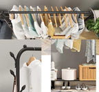 Coat Rack Freestanding Steel Frame & Multiple Hooks