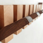 Coat Rack Handcrafted Piano-Inspired 4 To 10 Hooks