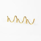 Coat Rack Wavy Wrought Iron 3 Or 5 Hooks