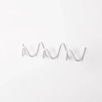 Coat Rack Wavy Wrought Iron 3 Or 5 Hooks