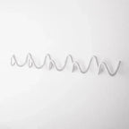 Coat Rack Wavy Wrought Iron 3 Or 5 Hooks
